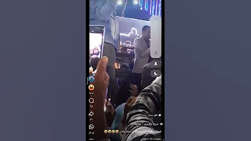 حصريآ لحظه سقوط الفنان احمد عادل كروان الصعيد 