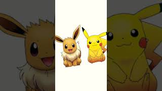 eevee e pikachu /edit #shorts