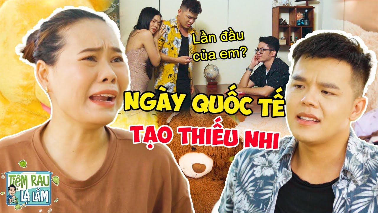 Chủ Tiệm Rau THAN TRỜI Vì Được Tặng "5 TRIỆU" Ngày Lễ Thiếu Nhi | Tloo Tiệm Rau Lạ Lắm 