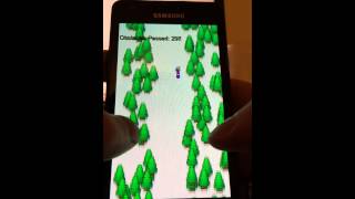 Downhill Skiing Game - LibGDX - Week 1 - Android Phone screenshot 1