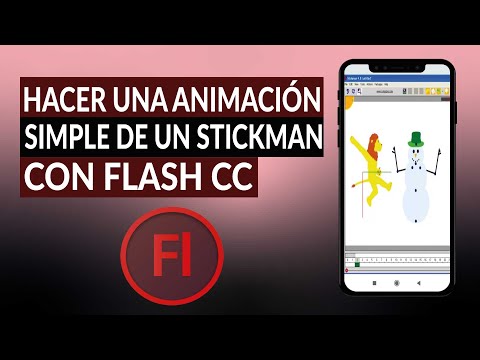 Cómo hacer una animación simple de un Stickman con FLASH CC - Fácil y rápido