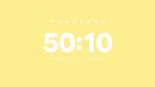 Study With Me 📚 4 HOURS | 50/10 Pomodoro Timer | Deep Focus | No Music
