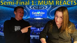 ESTONIAN MUM REACTS - Eurovision 2023 Semi-Final 1