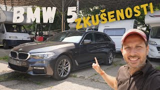 Zkušenosti s BMW 5 | tahání karavanu, pohodlí, dlouhé cesty, prostor