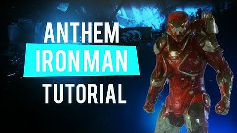"HOW TO MAKE IRONMAN JAVELIN IN Anthem™" IRONMAN TUTORIAL Anthem VIP DEMO Gameplay