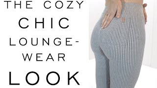 90 SECOND OUTFIT Cozy Chic Loungewear Look: Lunya / Edgy Style / Minimalist Fashion / Emily Wheatley