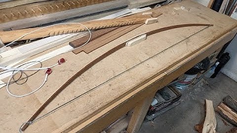 Getting to brace height - Pt. 6 RF/DF bow build along.