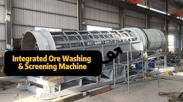 "Scrubber Trommel DEMYSTIFIED: Ore Washing + Screening in One Machine | Mining Tech Revolution"