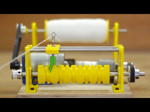 DIY Winding machine with self reversing