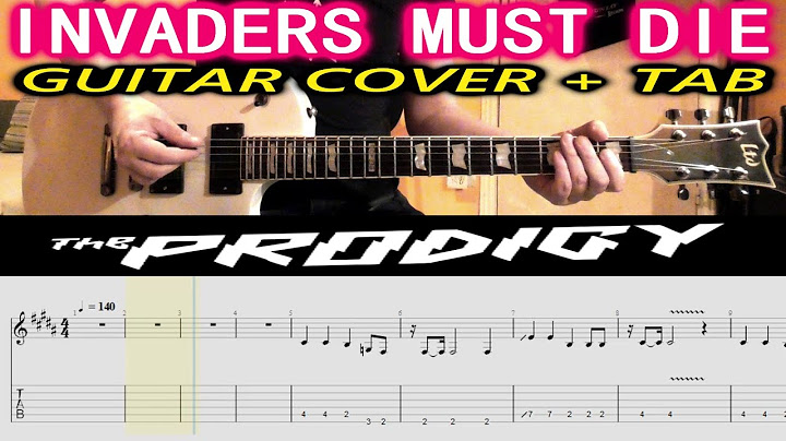 Invaders Must Die Guitar version - Guitar performance video thumbnail