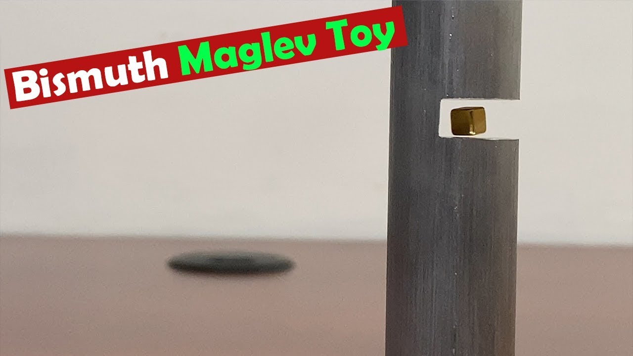 Element83 Bismuth Magnetic Levitating Desk Toy Youtube