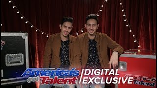 A Peek Behind the Magic with Twin Magicians Tony and Jordan  - America's Got Talent 2017