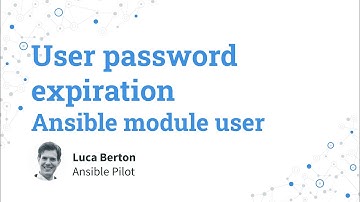 User password expiration - Ansible module user