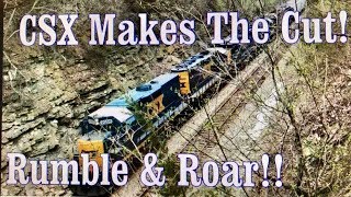 Fast CSX Freight Trains, CSX CC Sub In Deep Cut!