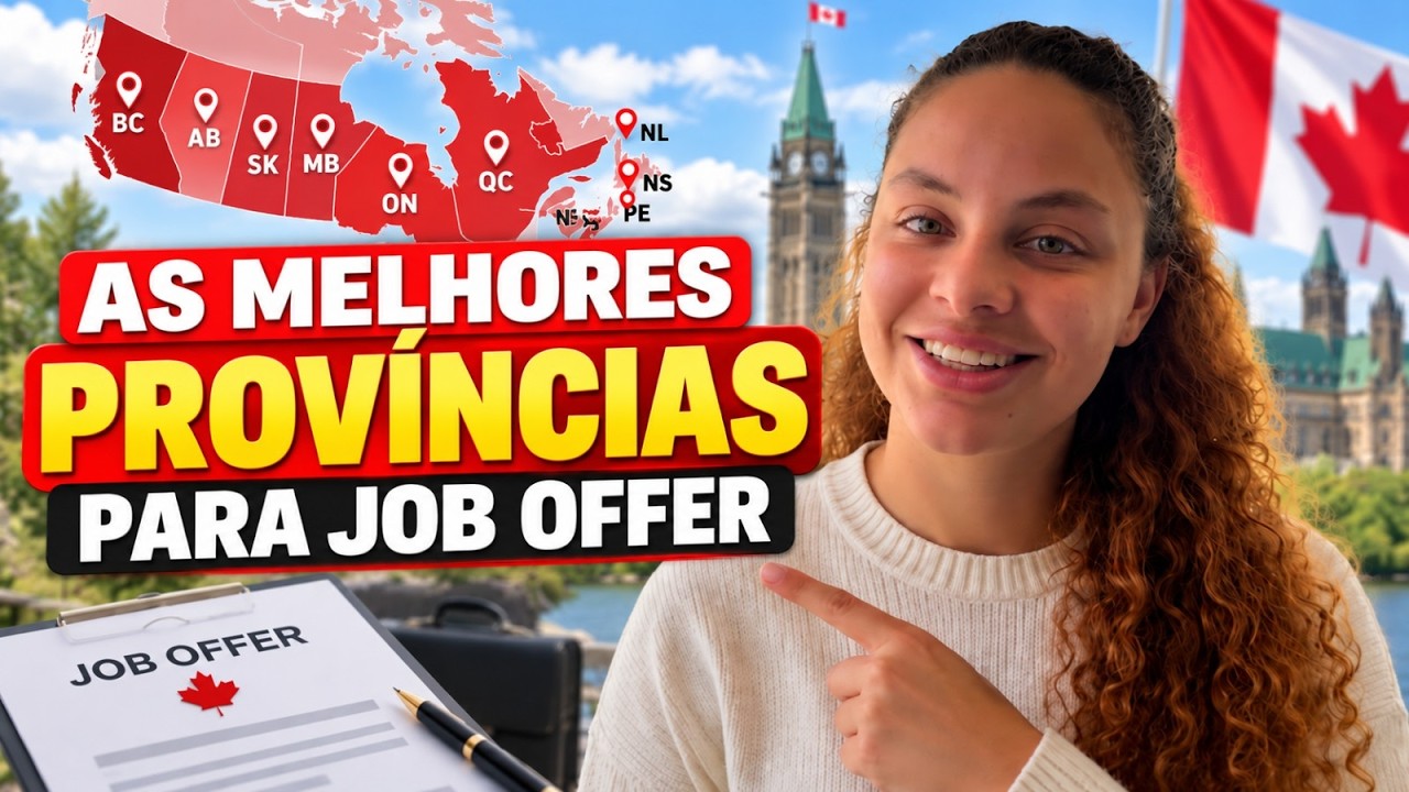 🇨🇦 ONDE CONSEGUIR JOB OFFER NO CANADÁ EM 2026? ESTES LUGARES PODEM SURPREENDER!
