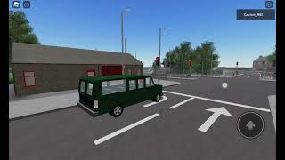 ROBLOX Streeton area traffic lights single and pressing the button in Town centre screenshot 5