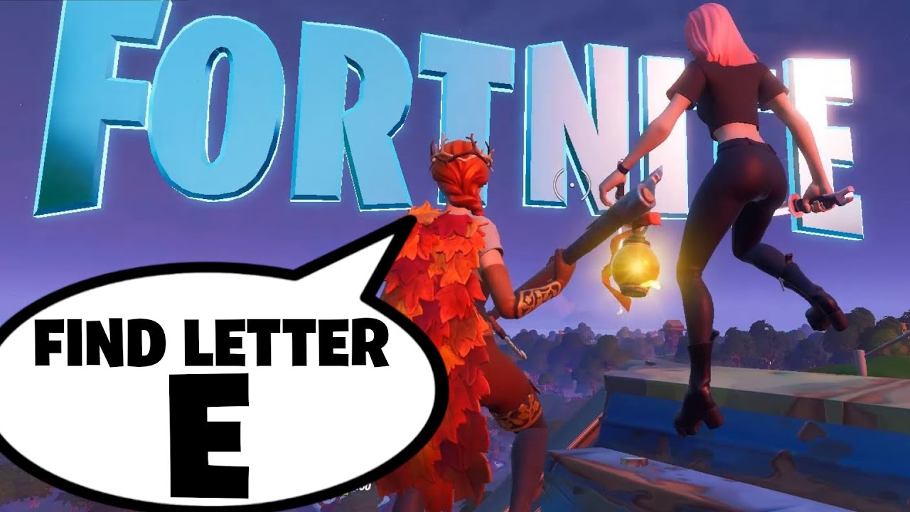 Fortnite *Dive!* Alter Ego Challenge Find Letter E and Spell F-O-R-T-N-I-T-E!!!!!!!!