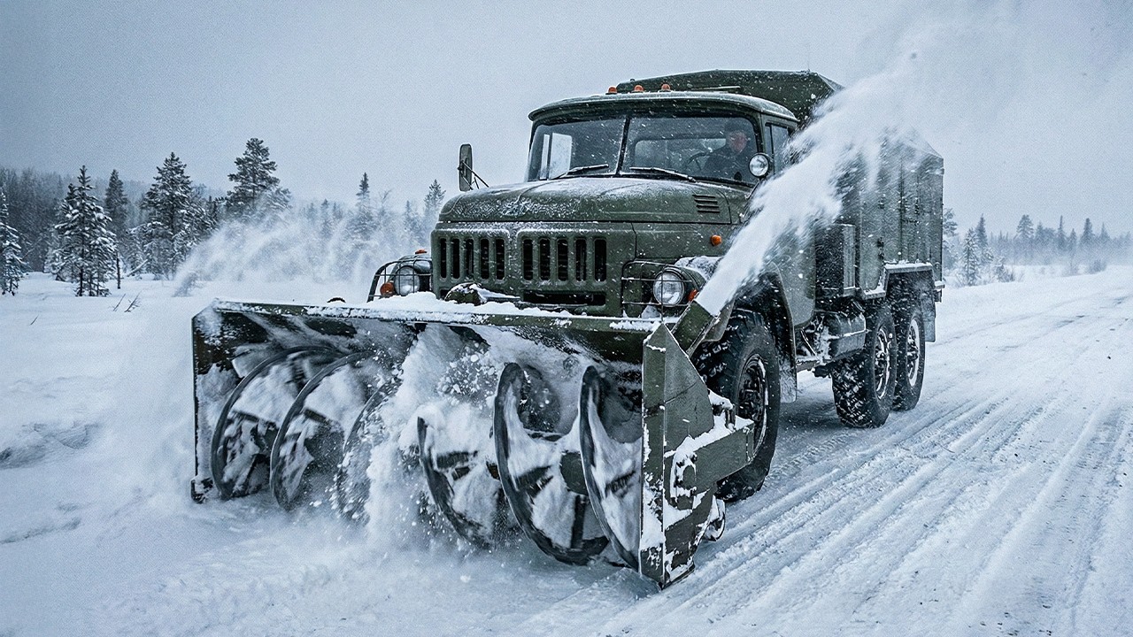 Kamioni SSSR-a Koji Su Preživjeli Sibirsku Zimu na −50 °C