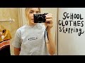 shopping for school clothes!