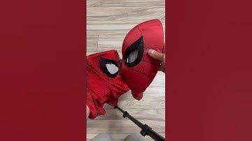 How baby Spidermen are made 😂😂 #spiderman #spiderverse #mask #marvel #milesmorales #shorts #fyp