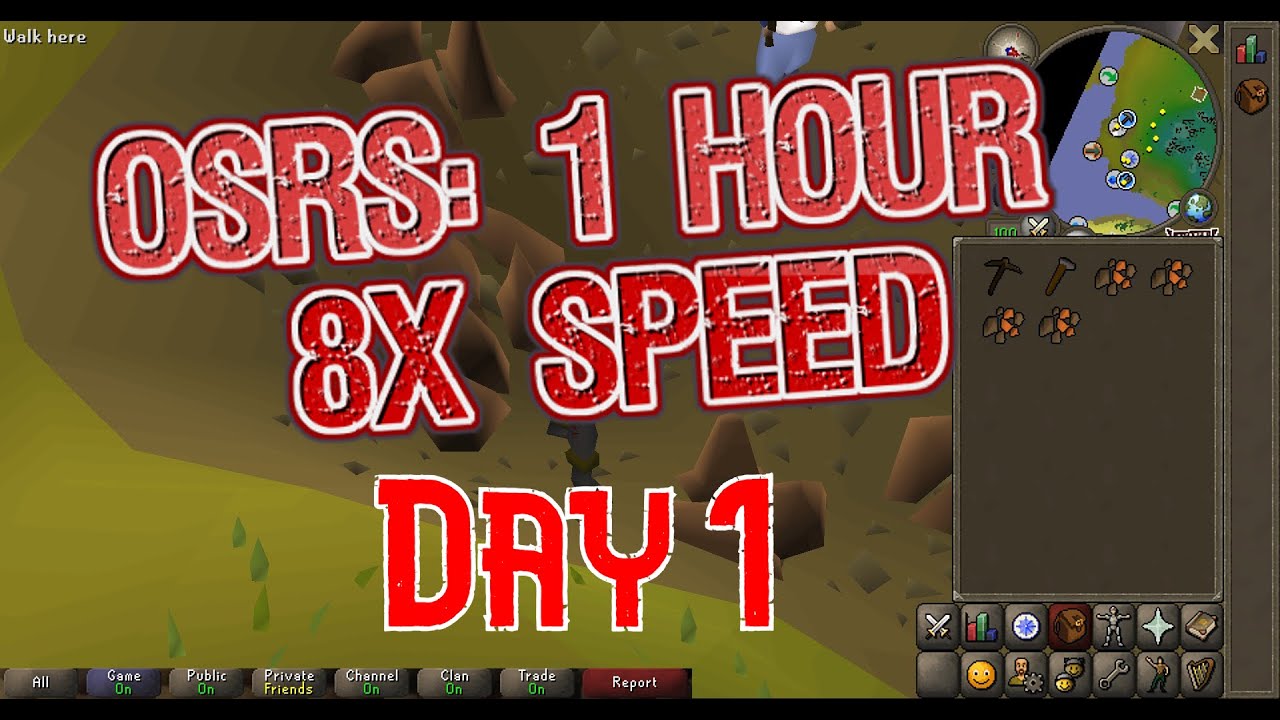 OSRS: 1 hour 8x Speed (Day 1) Wumbo Sven - YouTube