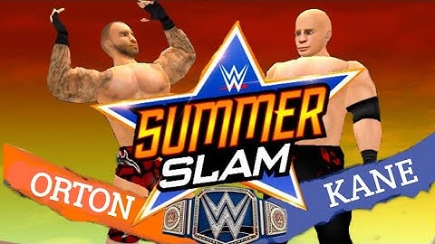 WR3D Randy V/S Kane Summer slam/Universal Title