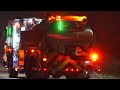 Tankers brought in as firefighters respond to fire at truck yard on Taub Road
