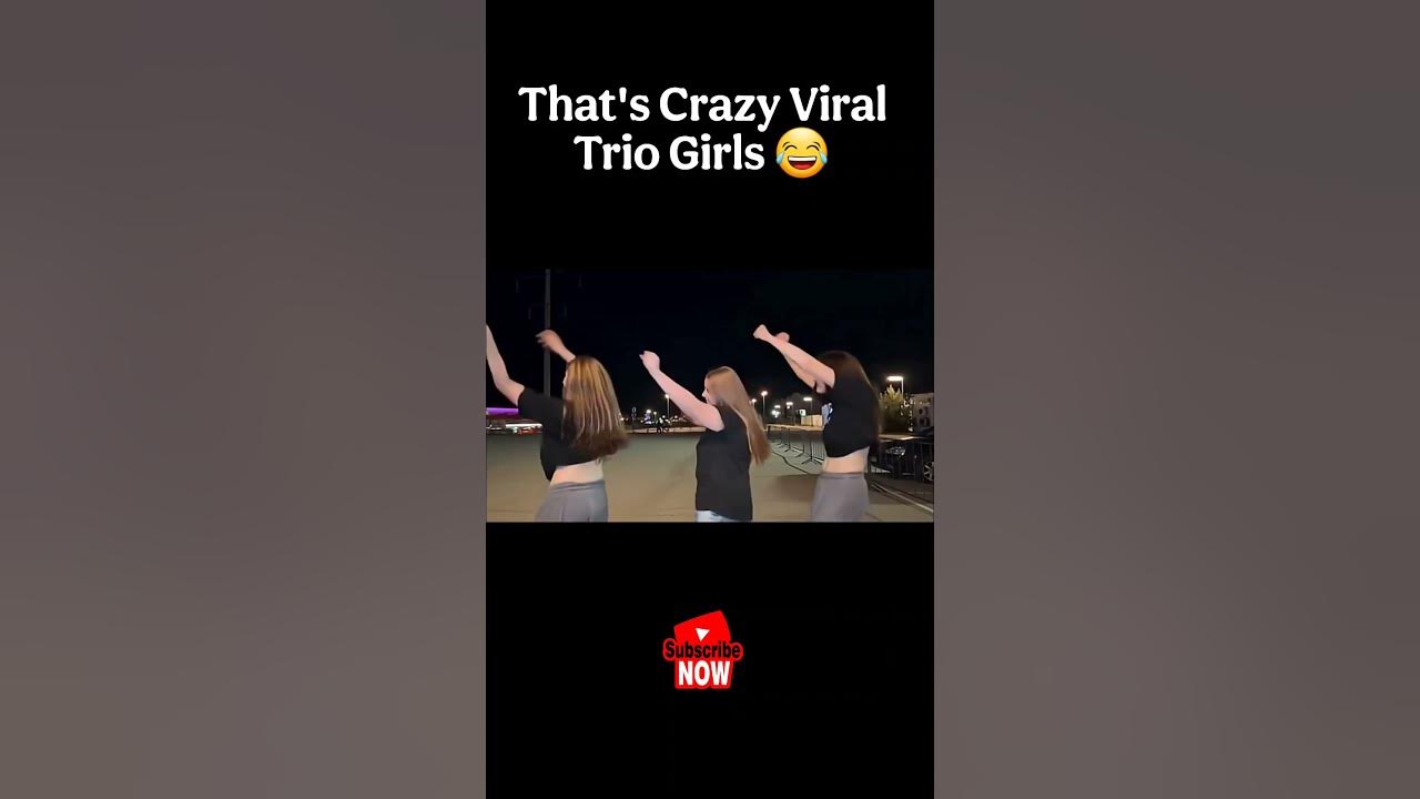That's Crazy Viral Trio Girls ||Waka Waka Trend Gone Wrong 🤣#trending #shorts #dance