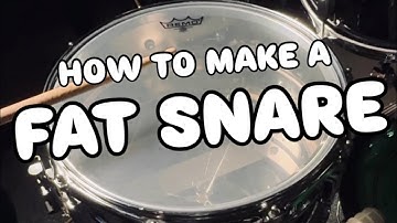 How to make a FAT snare sound