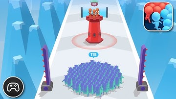 Count Masters - Gameplay Walkthrough Part 28 - Racing Game Levels 197-203 (iOS, Android)