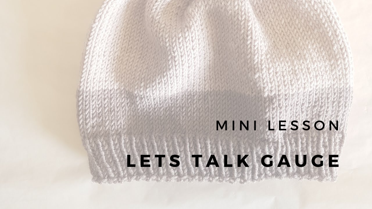 Learn to Knit - How to measure your gauge