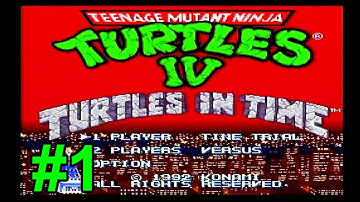 OWW! MY TOE! - TEENAGE MUTANT NINJA TURTLES: TURTLES IN TIME - GAMEPLAY PART 1