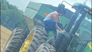Wheat Harvest 2021.... A Day in The Life of a Grain Cart Man