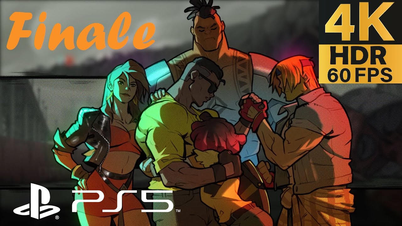 Streets Of Rage 4 Full Gameplay Walkthrough Finale 4k Hdr 60fps 