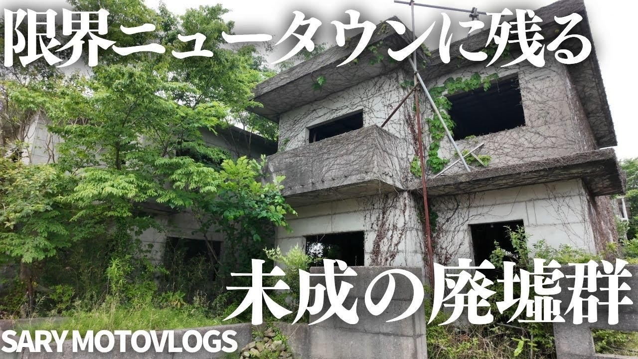 【限界ニュータウン】限界ニュータウンに残された未成の廃墟群　山武市
