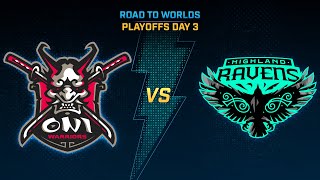 SMITE Pro League Road to Worlds Playoffs Day 3: Oni Warriors Vs Highland Ravens