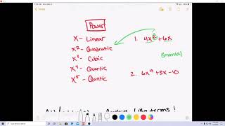 Adding and Subtracting Polynomials Part 1