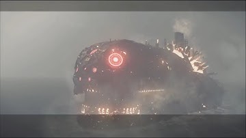 NieR: Automata - Flooded City / Boss: EMP Goliath (Grün)