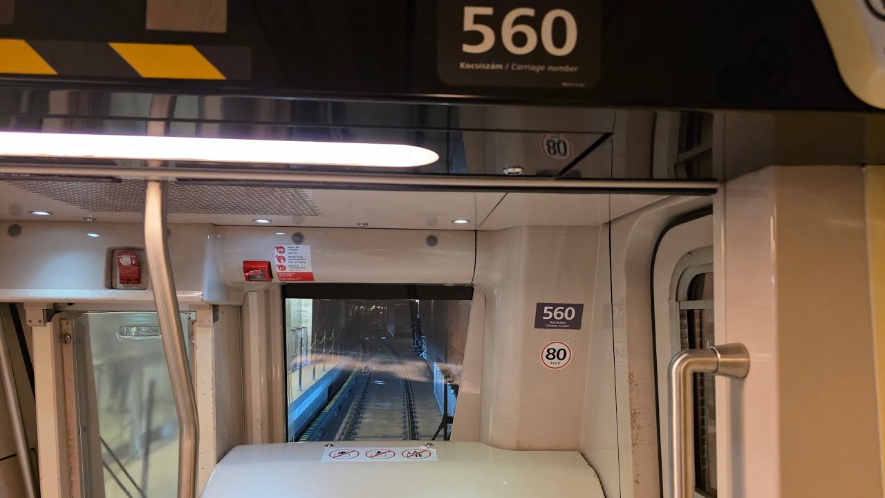 [HDR] Метро BKV M4 (площадь Фёвам - вокзал Келенфельд): 560-563 (2026.02.16)