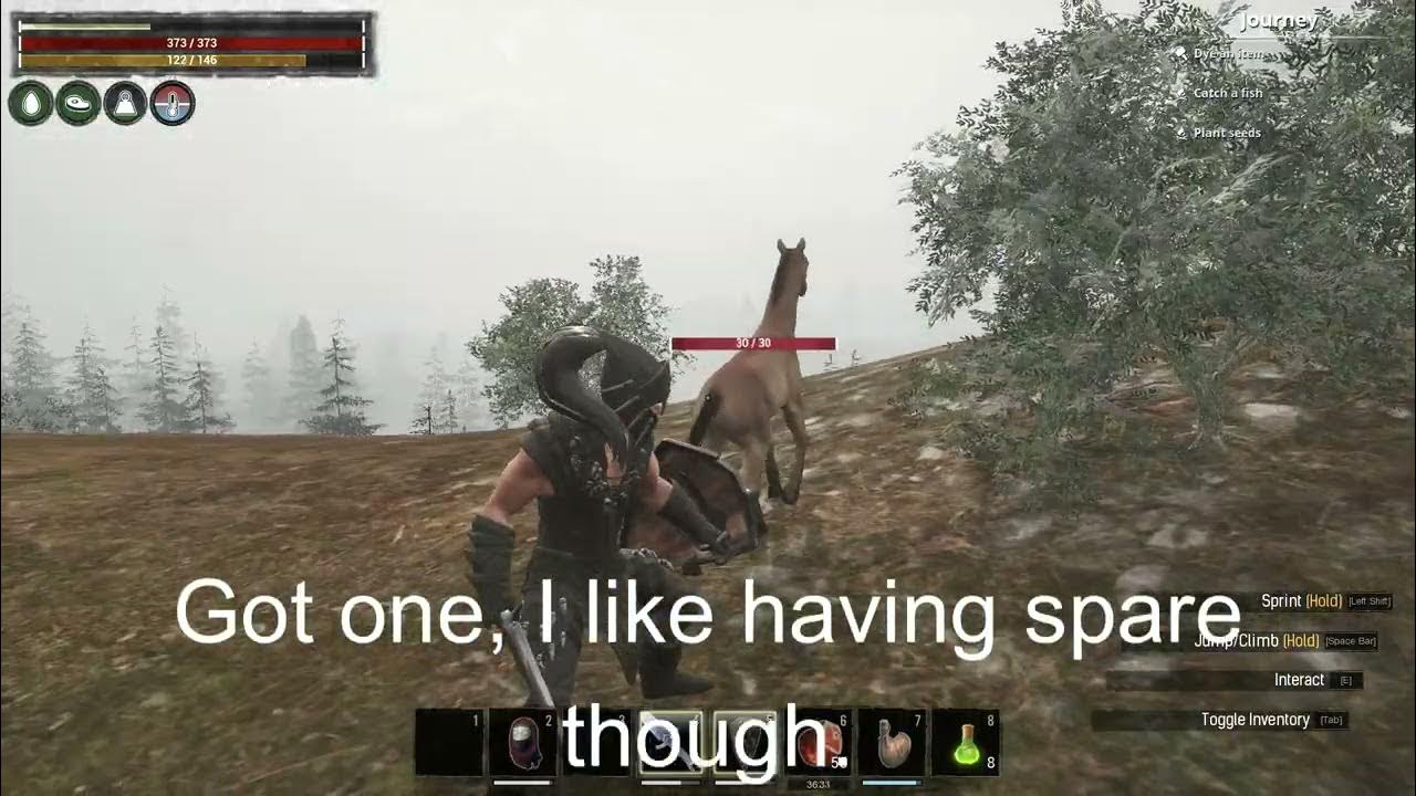 Conan Exile's easy Horse tame!! - YouTube
