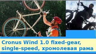 Cronus Wind 1.0 fixed-gear, single-speed, хромолевая рама