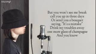 Here's Your Perfect - Jamie Miller Flukie Cover | lyrics | lirik