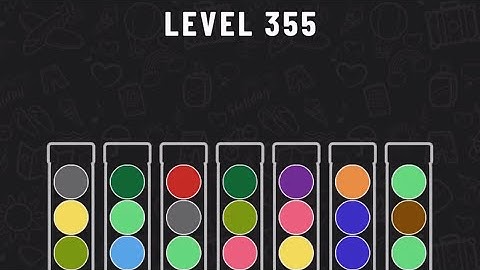 Ball Sort Puzzle Level 355 #ballsortpuzzle #ballsortpuzzlegameplay #puzzlegame #mobilegames