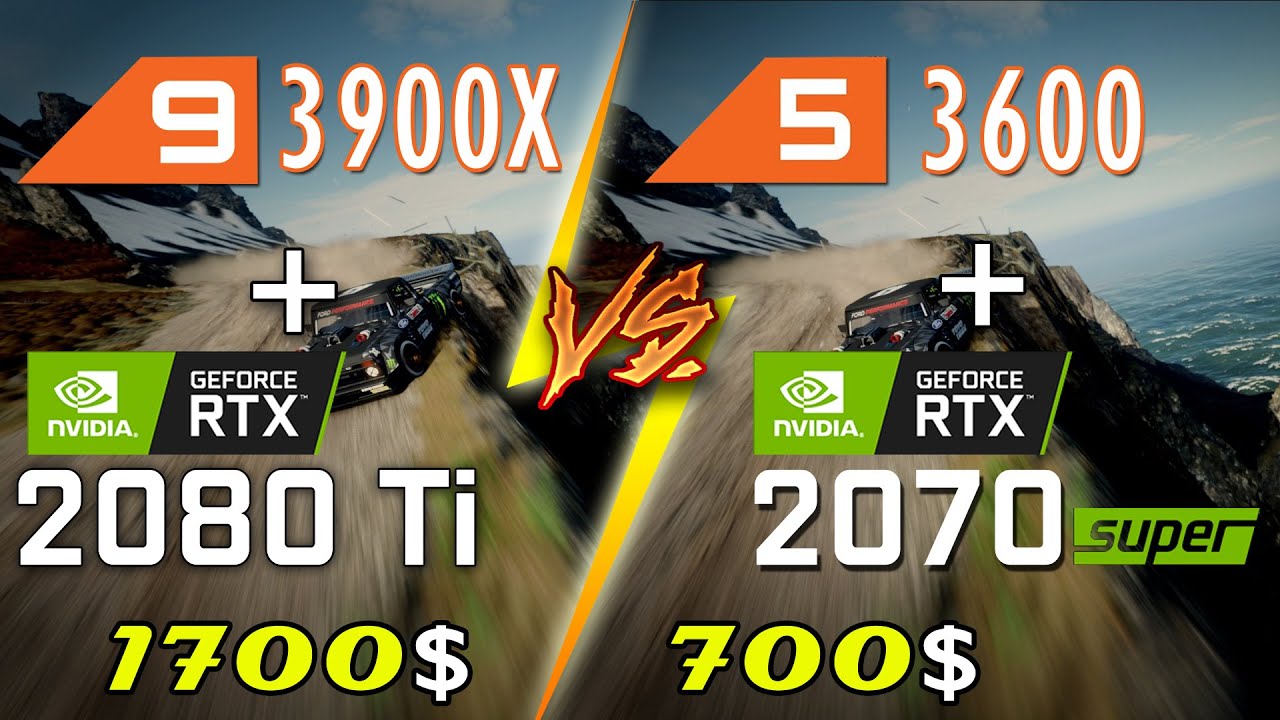1700$ vs. 700$ Combo | Ryzen 9 3900X+RTX 2080 Ti vs. Ryzen 5 3600+RTX 2070  Super | Gaming Comparison - YouTube