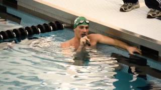 Lochte breastroke and freestyle demonstration