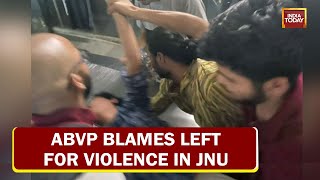 Clashes In JNU: ABVP Blames Left For Violence In JNU | Scuffle Over Puja, Food