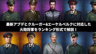 世界の覇者4 旧火砲将軍最強ランキング