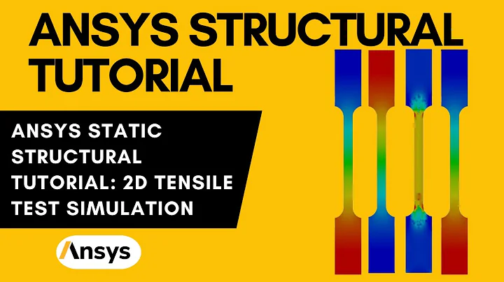 ANSYS Static Structural Tutorial: 2D Tensile Test Simulation | ANSYS Workbench | ANSYS Mechanical