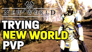 🔴LIVE | New World - ESO PvP Sweatlord Tries New World PvP for 1st Time... (Build Advice Welcomed)