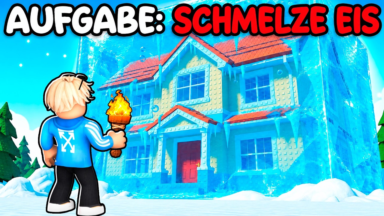 Mein GANZES HAUS ist eingefroren in Roblox..